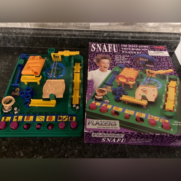 tomy Toys Vintage Snafu Marble Maze Game Plazers Tomy Works 9s Kids Toys Read